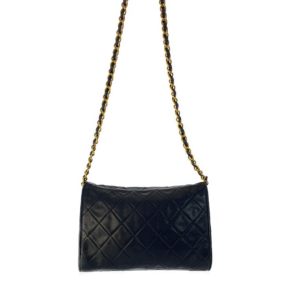 CHANEL Coco Envelope Flap Chain Shoulder Bag Black x - Picture 2 of 10